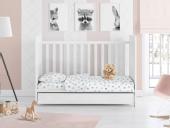 ΚΑΤΩΣΕΝΤΟΝΟ ΜΕ ΛΑΣΤΙΧΟ bebe Star 104 0,70X1,40X0,15 Sky blue Cotton 100%