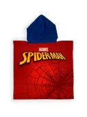 Πόντσο Θαλάσσης Quick Dry Marvel Spider-Man 25 50X100 Red 100% Microfiber