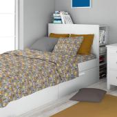 ΣΕΝΤΟΝΙΑ ΕΜΠΡΙΜΕ ΣΕΤ 3 τεμ kids Fox 53 160X240 Grey 100% Cotton Flannel