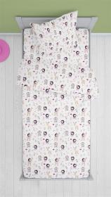 ΣΕΝΤΟΝΙΑ ΕΜΠΡΙΜΕ ΣΕΤ 3 τεμ kids Lily &amp; Deer 179 160X240 White-Pink Cotton 100%