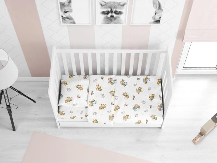 ΚΑΤΩΣΕΝΤΟΝΟ ΜΕ ΛΑΣΤΙΧΟ bebe Baby 04 0,70X1,40X0,15 Flannel cotton 100%