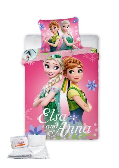 ΠΑΠΛΩΜΑΤΟΘΗΚΗ & ΠΑΠΛΩΜΑ ΣΕΤ 4 τεμ. Disney Frozen 584 100x135 Digital Print Cotton 100%