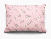 ΜΑΞΙΛΑΡΟΘΗΚΗ ΕΜΠΡΙΜΕ kids Birds 15 50X70 Pink Flannel cotton 100%