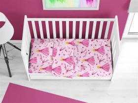 ΣΕΝΤΟΝΙΑ ΕΜΠΡΙΜΕ ΣΕΤ 3 τεμ bebe Princess 392 120X160 Pink 70/30 Cott/Pol