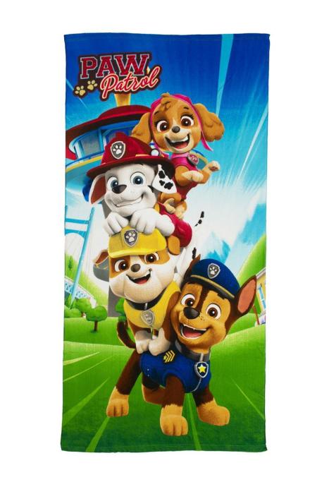 Πετσέτα Θαλάσσης Quick Dry Nickelodeon Paw Patrol 20 70X140 Sky Blue 100% Microfiber