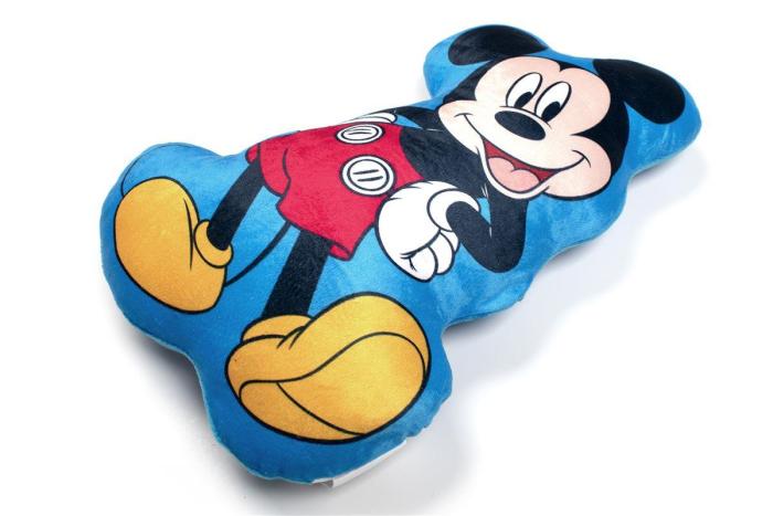 Μαξιλάρι 3D Disney Home Mickey 35cm Sky Blue 100% Velboa