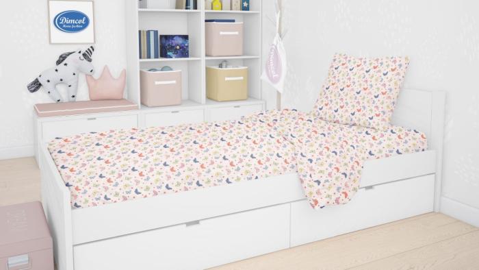 ΣΕΝΤΟΝΙΑ ΕΜΠΡΙΜΕ ΣΕΤ 3 τεμ kids Butterfly 49 160X240 Rotary Print Cotton 100%