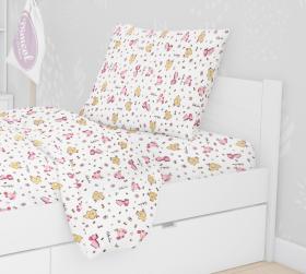 ΜΑΞΙΛΑΡΟΘΗΚΗ ΕΜΠΡΙΜΕ kids Elephant 172 50X70 Pink Cotton 100%