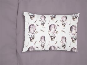 ΜΑΞΙΛΑΡΟΘΗΚΗ ΕΜΠΡΙΜΕ kids Hot Air Balloon 78 50X70 Lilac 100% Cotton Flannel