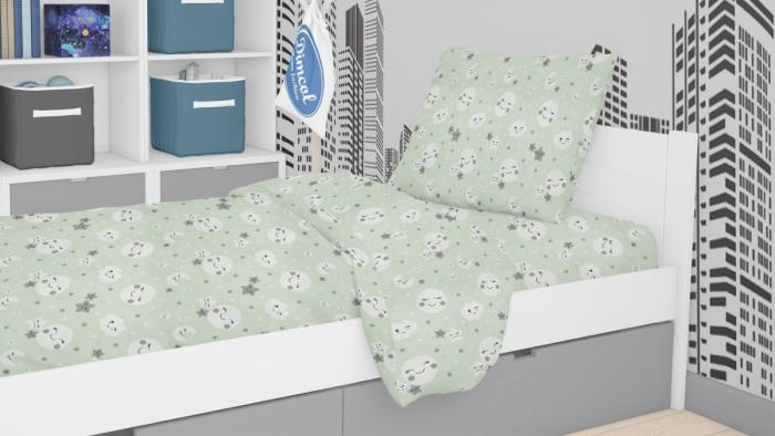 ΣΕΝΤΟΝΙΑ ΕΜΠΡΙΜΕ ΣΕΤ 2 τεμ kids Smile 80 160X240 Green Cotton 100%