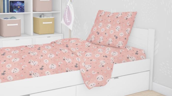 ΣΕΝΤΟΝΙΑ ΕΜΠΡΙΜΕ ΣΕΤ 3 τεμ kids Smile 82 160X240 Coral Cotton 100%