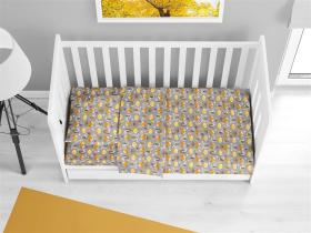 ΚΑΤΩΣΕΝΤΟΝΟ ΜΕ ΛΑΣΤΙΧΟ bebe Fox 53 0,70X1,40X0,15 Grey 100% Cotton Flannel