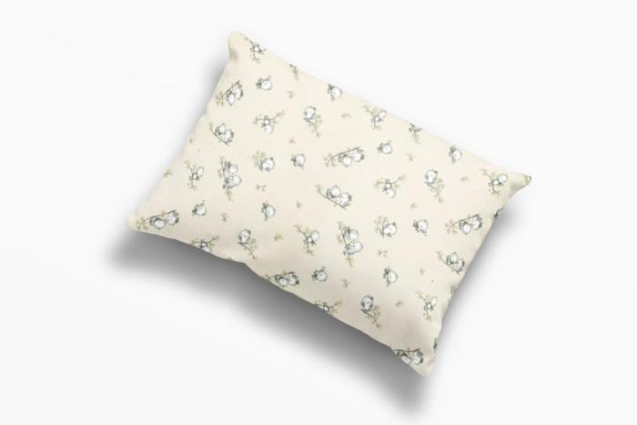 ΜΑΞΙΛΑΡΟΘΗΚΗ ΕΜΠΡΙΜΕ bebe Birds 16 35X45 Ecru Flannel cotton 100%