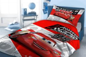 Σεντόνια Σετ 2 τεμ Disney Home Cars 772 160X240 Red 100% Cotton