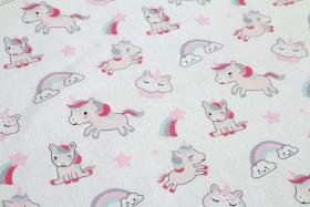 ΣΕΝΤΟΝΑΚΙ ΛΙΚΝΟΥ bebe Unicorn 108 80X110 White-Pink Cotton 100%