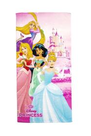 Πετσέτα Θαλάσσης Quick Dry Disney Home Princess 30 70X140 Pink 100% Microfiber