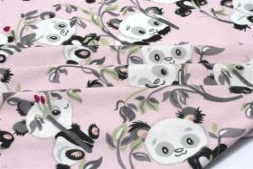 ΣΕΝΤΟΝΑΚΙ ΛΙΚΝΟΥ bebe Panda Bear 97 80X110 Pink 100% Cotton Flannel