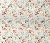 ΠΑΝΑ ΧΑΣΕ bebe Dinosaur 515 80X80 Beige 100% Cotton