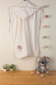 ΚΑΠΑ Με Κέντημα bebe Little Angel 142 75X85 Λευκό 100% Cotton