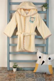 ΜΠΟΥΡΝΟΥΖΙ Με Κέντημα bebe Kitty 138 SIZE:04 Εκρού 100% Cotton