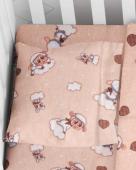 ΜΑΞΙΛΑΡΟΘΗΚΗ ΕΜΠΡΙΜΕ bebe Προβατάκι 07 35X45 Beige Flannel cotton 100%