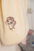 ΚΑΠΑ Με Κέντημα bebe Little Angel 143 75X85 Εκρού 100% Cotton