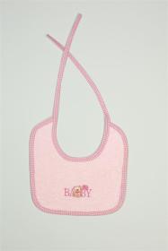 ΣΑΛΙΑΡΑ Με Κέντημα bebe Baby Bear 162 25X25 Ροζ 100% Cotton