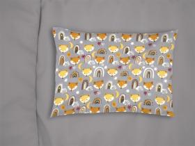 ΜΑΞΙΛΑΡΟΘΗΚΗ ΕΜΠΡΙΜΕ bebe Fox 53 35X45 Grey 100% Cotton Flannel