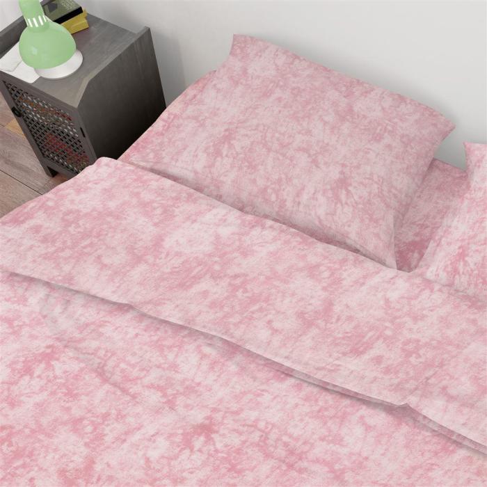 Σεντόνι 1 τεμ Premium Shadow 617 160X240 Pink 100% Cotton