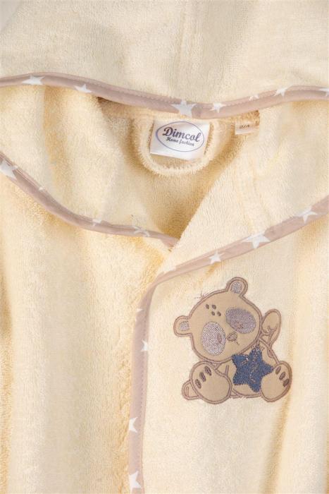 ΜΠΟΥΡΝΟΥΖΙ Με Κέντημα bebe Star Bear 153 SIZE:04 Εκρού 100% Cotton