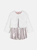 Παιδικό Φόρεμα με Γούνα Κορίτσι Joyce 2493902 - Pigikids.gr - Παιδικά Ρούχα, Βαπτιστικά Πακέτα