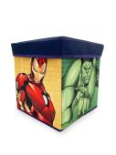 Κουτί-Σκαμπό Marvel Avengers 11 30X30X30 Blue 100% Polyester