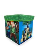 Κουτί-Σκαμπό Mojang Minecraft 28 30X30X30 Green 100% Polyester