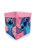 Κουτί-Σκαμπό Disney Home Lilo & Stitch 13 30X30X30 Pink 100% Polyester