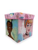 Κουτί-Σκαμπό Disney Home Princess 08 30X30X30 Coral 100% Polyester