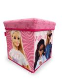 Κουτί-Σκαμπό Mattel Barbie 15 30X30X30 Pink 100% Polyester