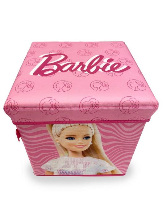 Κουτί-Σκαμπό Mattel Barbie 15 30X30X30 Pink 100% Polyester