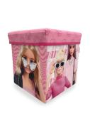 Κουτί-Σκαμπό Mattel Barbie 15 30X30X30 Pink 100% Polyester