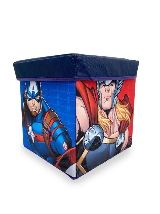 Κουτί-Σκαμπό Marvel Avengers 11 30X30X30 Blue 100% Polyester