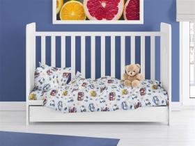 ΠΑΠΛΩΜΑ ΕΜΠΡΙΜΕ bebe Toys 46 120X160 Sky Blue 100% Cotton Flannel