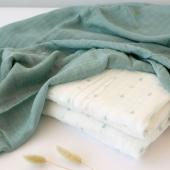 Μουσελίνα Bamboo Petit Mint 120x120cm. 2τμχ.