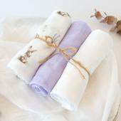Μουσελίνα Bamboo Lavender Bunny 70x70εκ. Σετ 3τμχ.