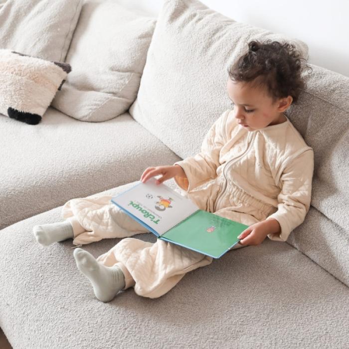 Bemini Magic Bag®1.5Tog Quilt Cream 12-24M.