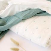 Μουσελίνα Bamboo Petit Mint 70x70εκ. Σετ 3τμχ.