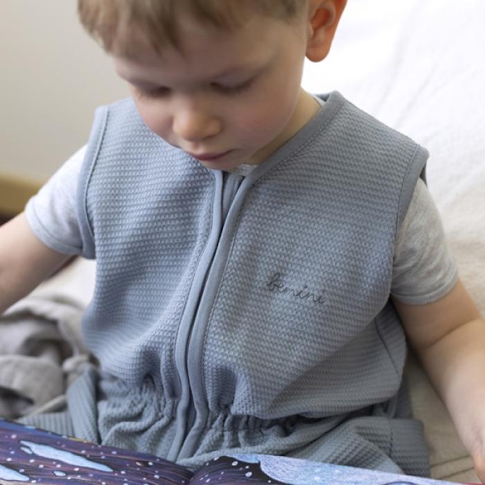 Bemini Magic Bag® 1Tog Blue Jeans Waffle Organic 9-24M.