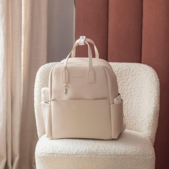 Τσάντα Αλλαξιέρα Backpack Icon Κρεμ