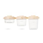 Δοχεία Τροφίμων Saro Cream (Σετ 3τμχ)