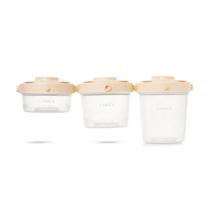 Δοχεία Τροφίμων Saro Cream (Σετ 3τμχ)