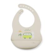 Σαλιάρα Σιλικόνης Aloha Beige