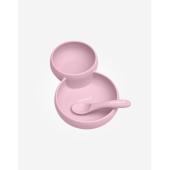 Σετ Φαγητού Eco Friendly Twin Pink 4+Μ